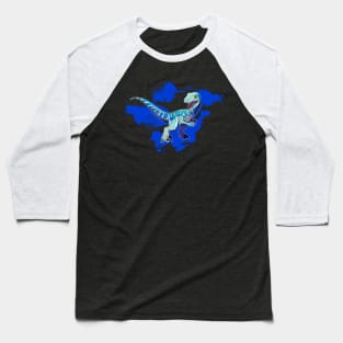 Cyan Raptor Baseball T-Shirt